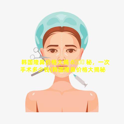 韩国隆鼻价格大揭 🐕 秘，一次手术多少钱(韩国隆鼻价格大揭秘,一次手术多少钱)